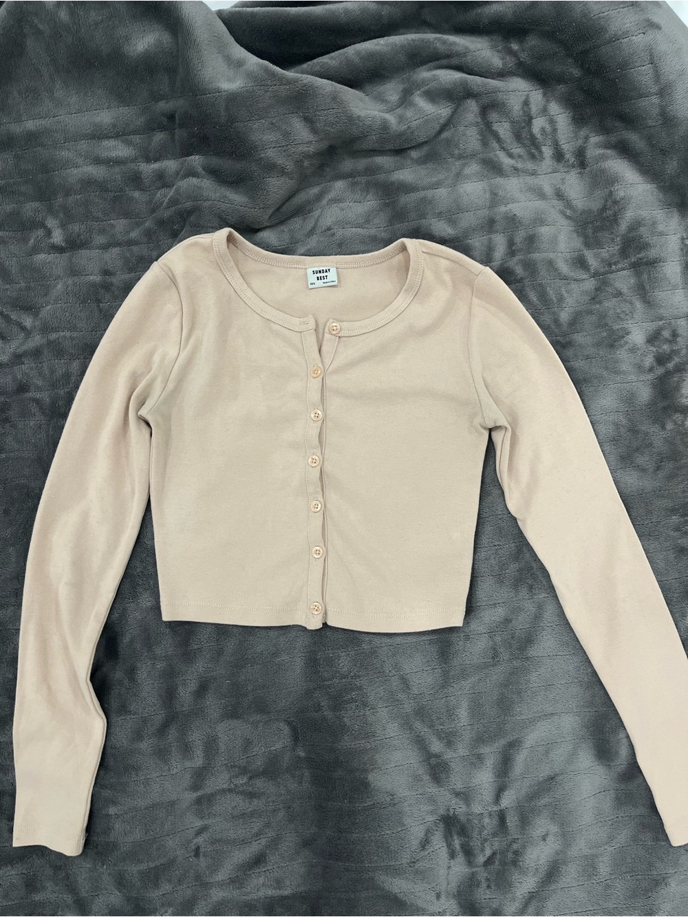Aritzia Sunday Best Cropped Cardigan